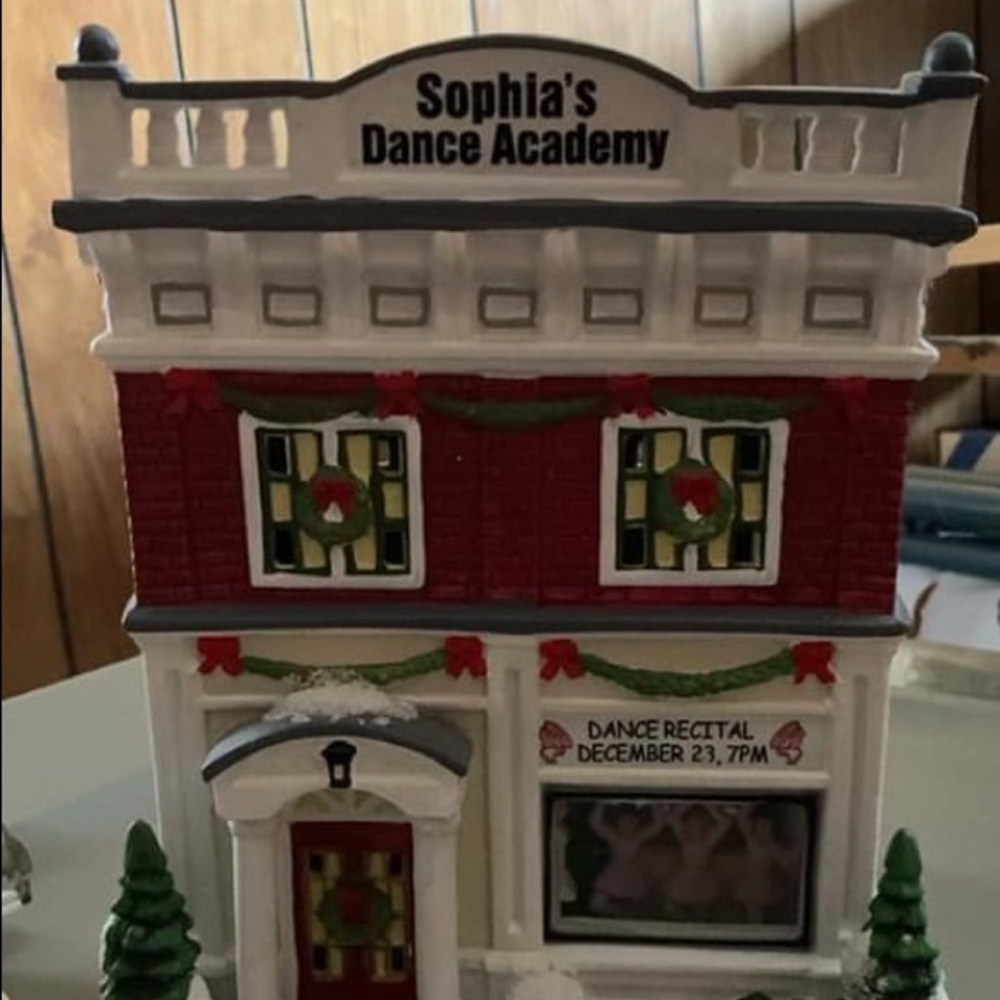 sophias dance academy for christmas village